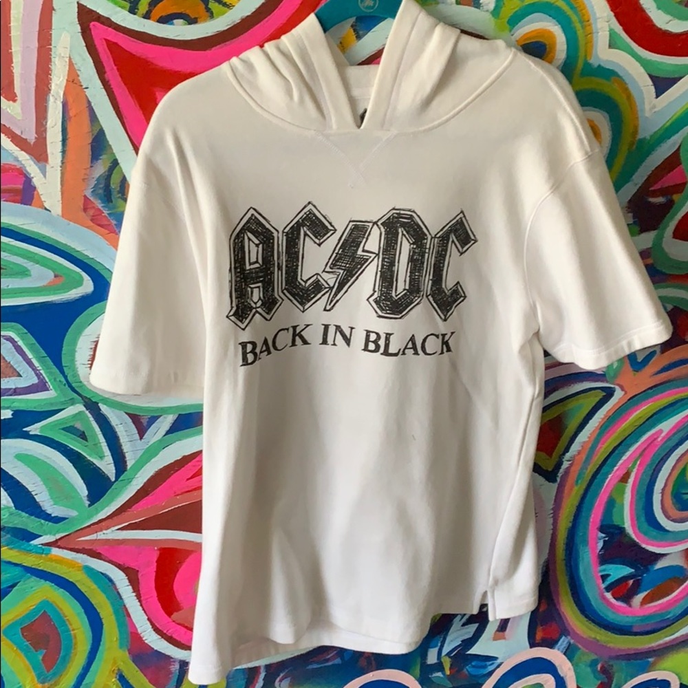 AC/DC cotton hoodie *new* size medium